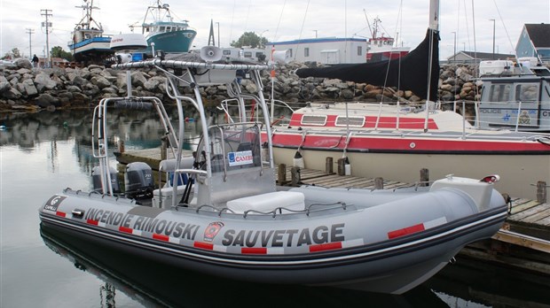 La Ville de Rimouski procède à l'acquisition d'une nouvelle embarcation de sauvetage nautique