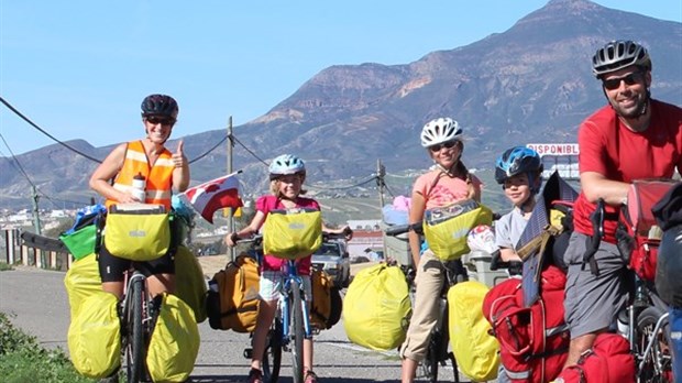 Conférence «Famille à vélo en Amérique du Nord» à la bibliothèque de Pointe-au-Père 