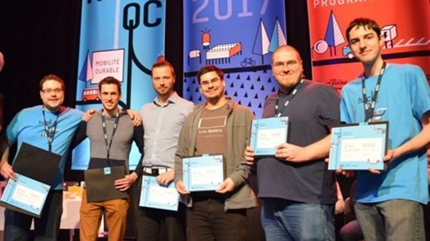 Rimouski rafle les 2e et 3e prix à la compétition de programmation informatique HackQc