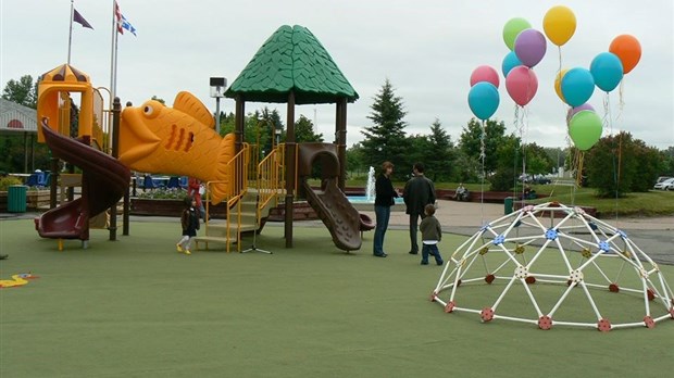 Les travaux dans l'aire de jeux du parc Beauséjour débutent le 11 juin