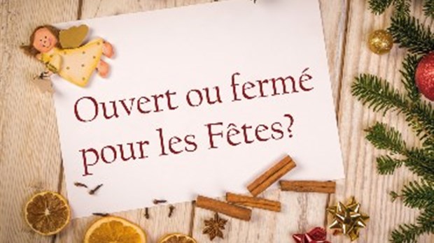 Rivière-du-Loup : les horaires de la Ville modifiés pour les Fêtes