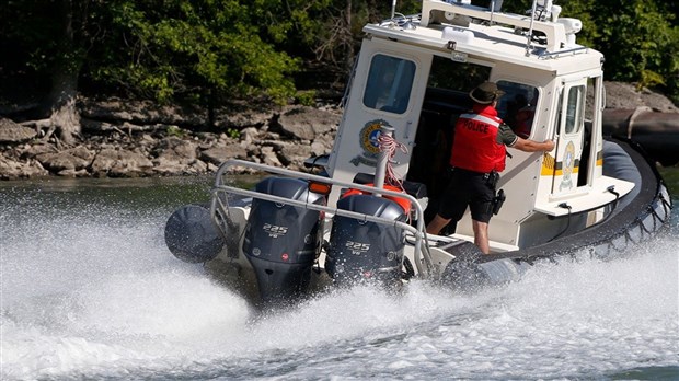 Sûreté du Québec: très active sur les plans d’eau en fin de semaine 