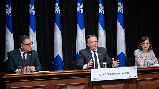Coronavirus: Le premier ministre du Québec confirme un premier décès
