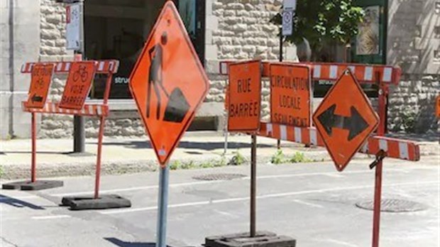 Des travaux présentement réalisés dans la rue de la Fabrique