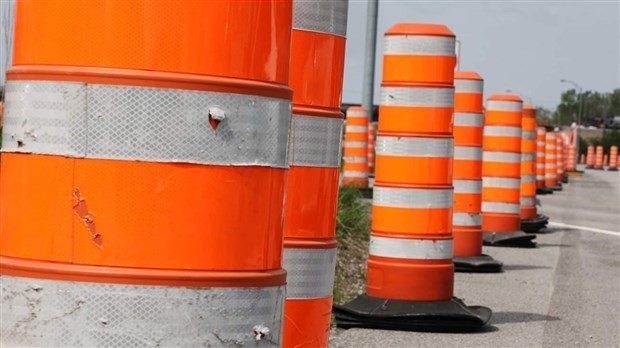 Des travaux de réparation de trottoirs sur la route 232