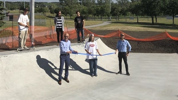 Le module de planche à roulettes au complexe sportif Guillaume-Leblanc maintenant accessible