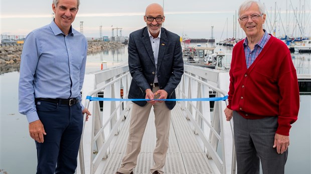 La Ville de Rimouski dévoile officiellement ses infrastructures portuaires à la marina 