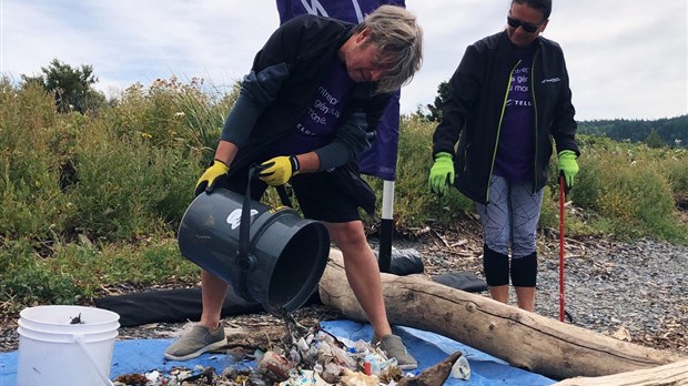 Plus de 1 000 kilogrammes de déchets récupérés grâce à la Virée du Saint-Laurent 