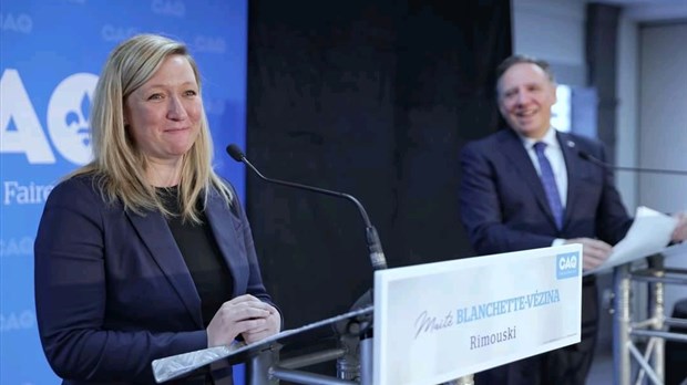 Maïté Blanchette-Vézina sera candidate de la CAQ dans Rimouski