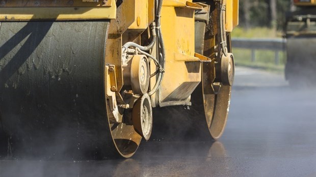 Une entrave à Rivière-du-Loup en raison de travaux de pavage