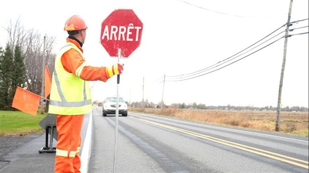 Les policiers augmentent leur surveillance sur les chantiers routiers