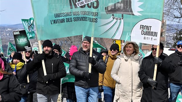 Secteur public: le front commun demande un mandat de grève illimitée