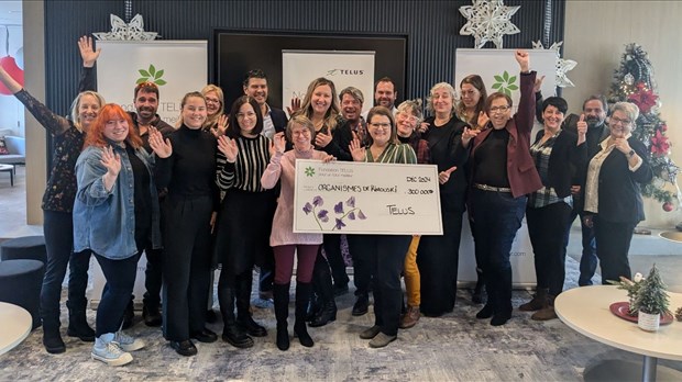 La Fondation TELUS remet 300 000 $ à 27 organismes de l’Est du Québec 