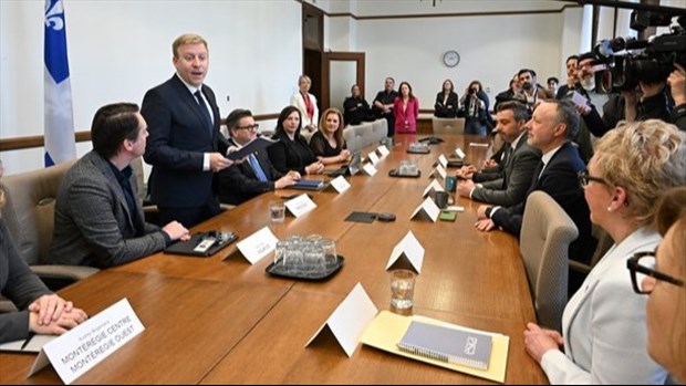 Le ministre Mathieu Lévesque présente son Conseil des régions